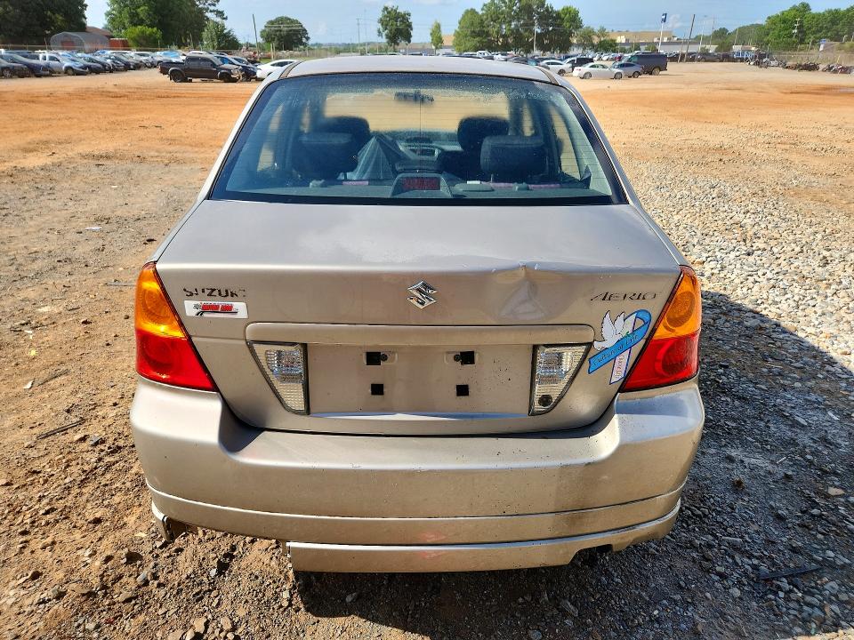 2006 Suzuki Aerio VIN JS2RA62S565301192 COPART salvage auction — FRONT END, Al - Cert Of Title-Salvage Title, sold $125 on 2026-07-15 (photo 6)