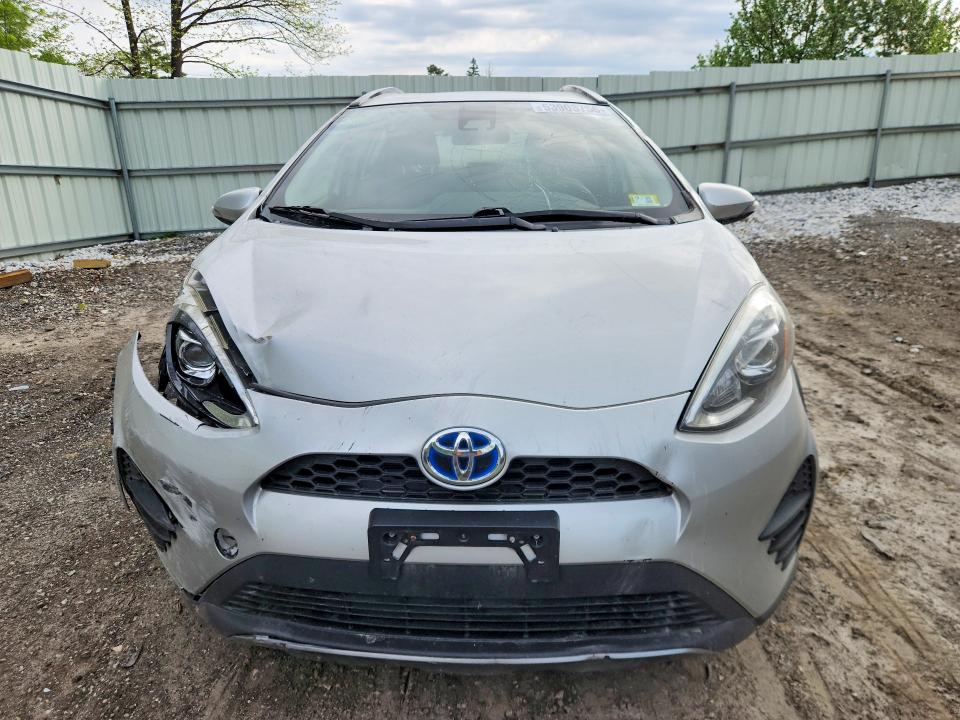 2018 Toyota Prius VIN JTDKDTB39J1606446 COPART salvage auction — FRONT END, Vt - Cert Of Title-Salvage Vehicle, sold $3,000 on 2026-07-20 (photo 5)