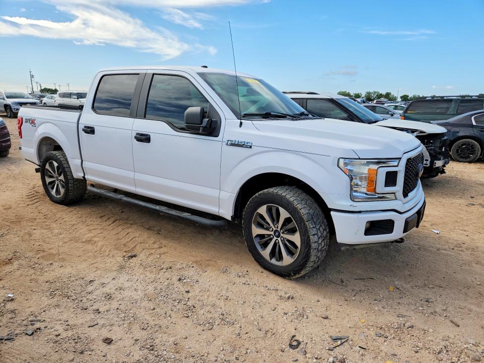 2019 Ford F-150 VIN 1FTEW1E56KKE92040 COPART salvage auction — MINOR DENT/SCRATCHES, Tx - Certificate Of Title, sold $10,700 on 2026-07-02 (photo 4)
