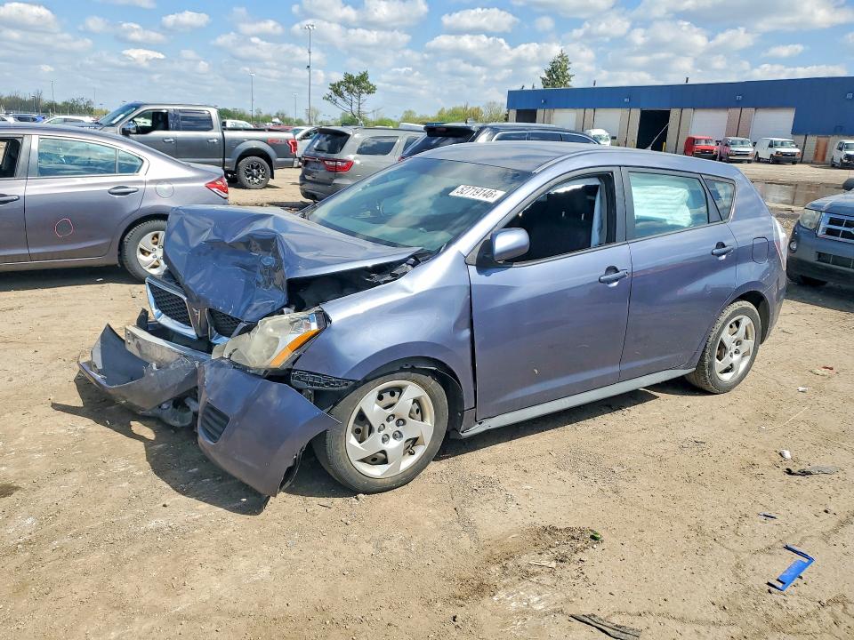 2009 Pontiac Vibe VIN 5Y2SP67819Z407000 COPART salvage auction — FRONT END, Mi - Cert Of Title-Salvage Vehicle, sold $350 on 2026-07-07 (photo 1)