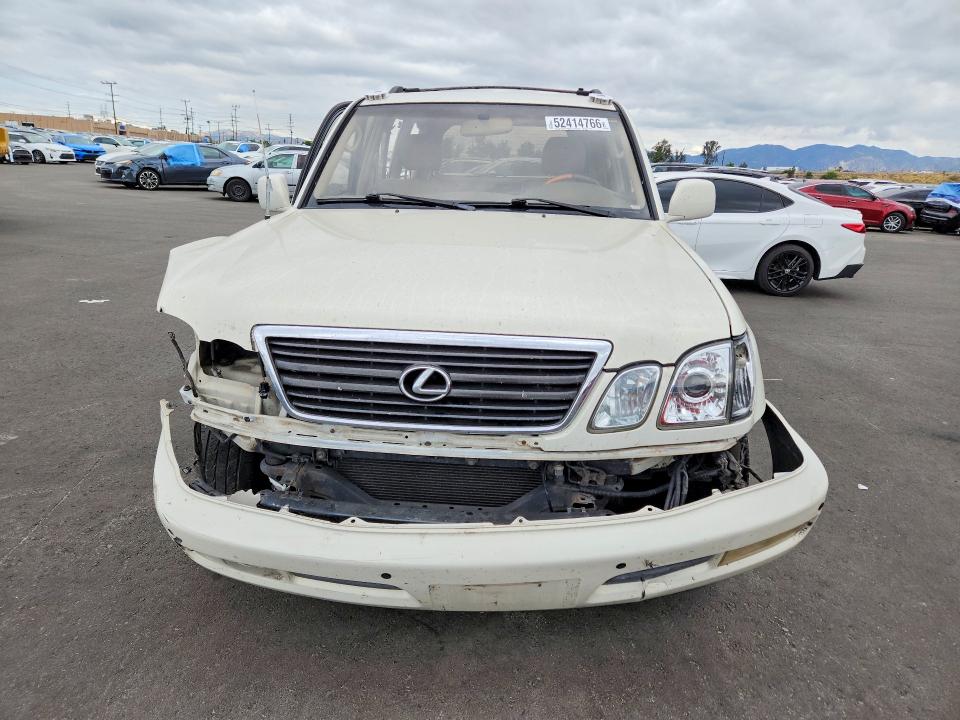 2000 Lexus Lx VIN JT6HT00W4Y0120384 COPART salvage auction — ALL OVER, Ca - Salvage Certificate, sold $925 on 2026-07-13 (photo 5)