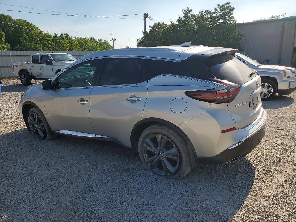 2021 Nissan Murano VIN 5N1AZ2DS2MC115457 COPART salvage auction — FRONT END, Ms - Cert Of Title-Salvaged, sold $8,200 on 2026-07-08 (photo 2)