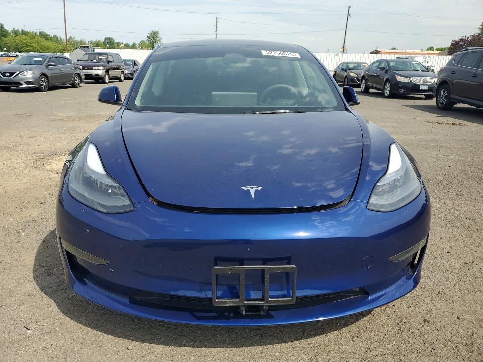2023 Tesla Model 3 VIN 5YJ3E1EA5PF677577 COPART salvage auction — SIDE, Or - Salvage Title Certificate, sold $8,200 on 2026-07-22 (photo 5)