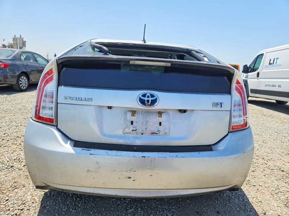 2014 Toyota VIN JTDKN3DU6E1751436 COPART salvage auction — VANDALISM, Ca - Salvage Certificate, sold $1,700 on 2026-07-24 (photo 6)
