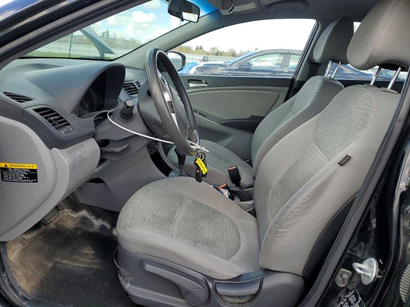 2016 Hyundai Accent VIN KMHCT4AE4GU983804 COPART salvage auction — REAR END, On - Permit Salvage, sold $250 on 2026-07-28 (photo 7)
