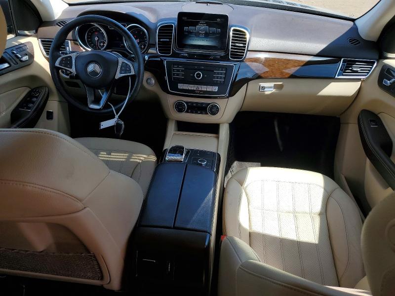 2017 Mercedes-benz Gle VIN 4JGDA5HB0HA991106 COPART salvage auction — FRONT END, Il - Salvage Certificate, sold $9,700 on 2026-07-29 (photo 8)