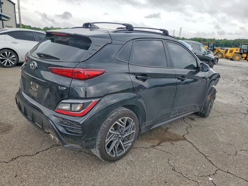 2022 Hyundai VIN KM8K33A38NU786054 COPART salvage auction — FRONT END, Tn - Salvage Certificate, sold $4,100 on 2026-07-30 (photo 3)