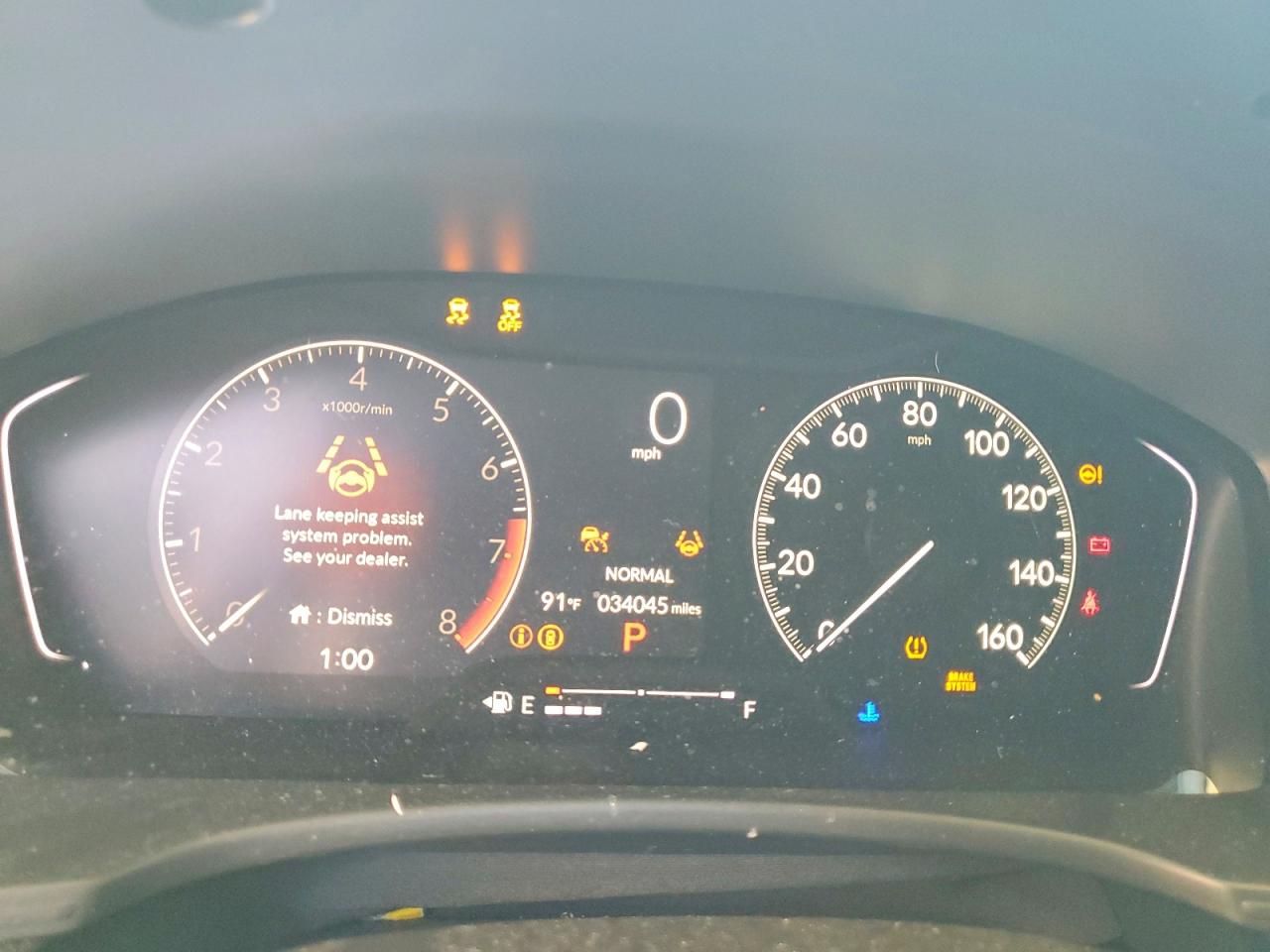 2025 Honda Civic VIN 19XFL2H89SE015033 COPART salvage auction — Mechanical, SC - CERTIFICATE OF TITLE, sold $14,600 on 2026-07-09 (photo 9)