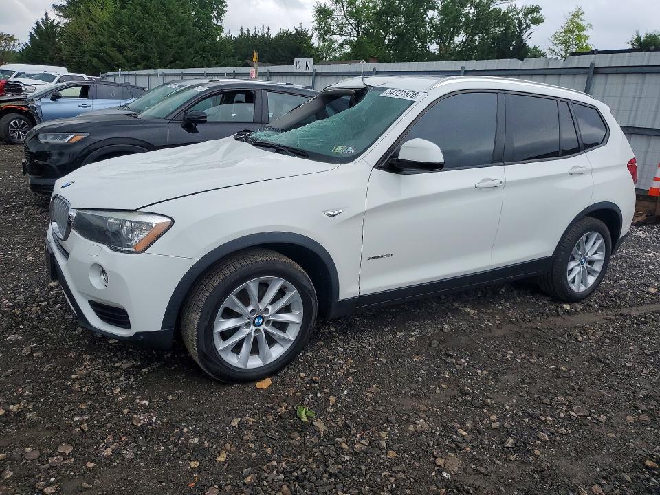 2016 BMW X3 VIN 5UXWX9C5XG0D83880 COPART salvage auction — ROLLOVER, Pa - Certificate Of Salvage, sold $1,600 on 2026-07-06 (photo 1)