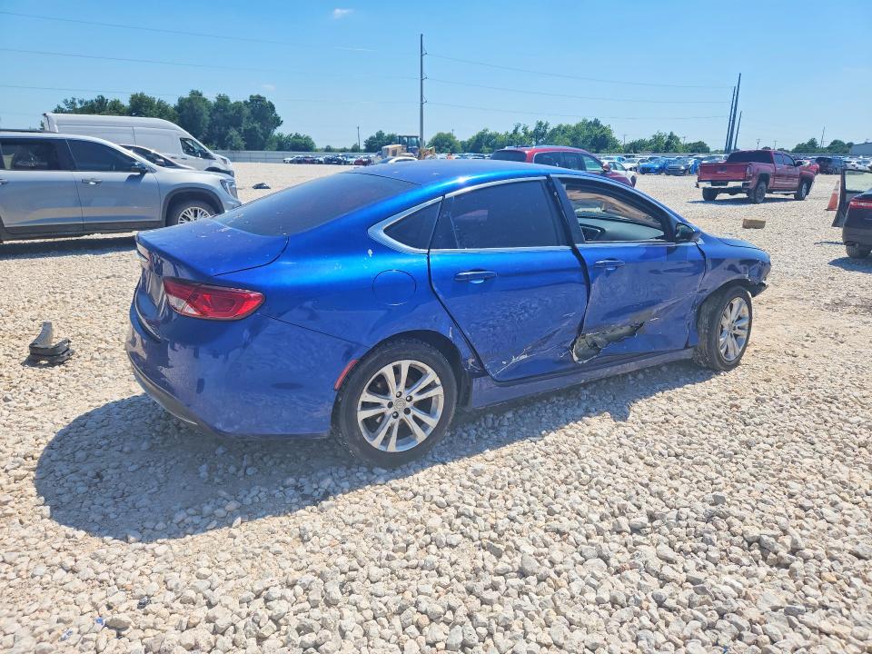 2016 Chrysler 200 VIN 1C3CCCAB3GN104196 COPART salvage auction — SIDE, Tx - Bonded Title - Salvage, sold $425 on 2026-07-02 (photo 3)