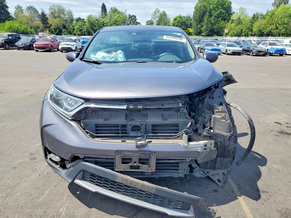 2019 Honda Cr-v VIN JHLRW2H57KX019899 COPART salvage auction — FRONT END, Or - Salvage Title Certificate, sold $4,400 on 2026-07-06 (photo 5)