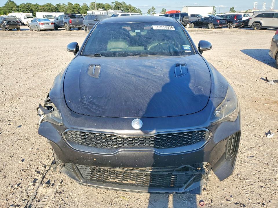 2019 Kia Stinger VIN KNAE35LC2K6054929 COPART salvage auction — FRONT END, Tx - Salvage Vehicle Title, sold $3,050 on 2026-07-17 (photo 5)