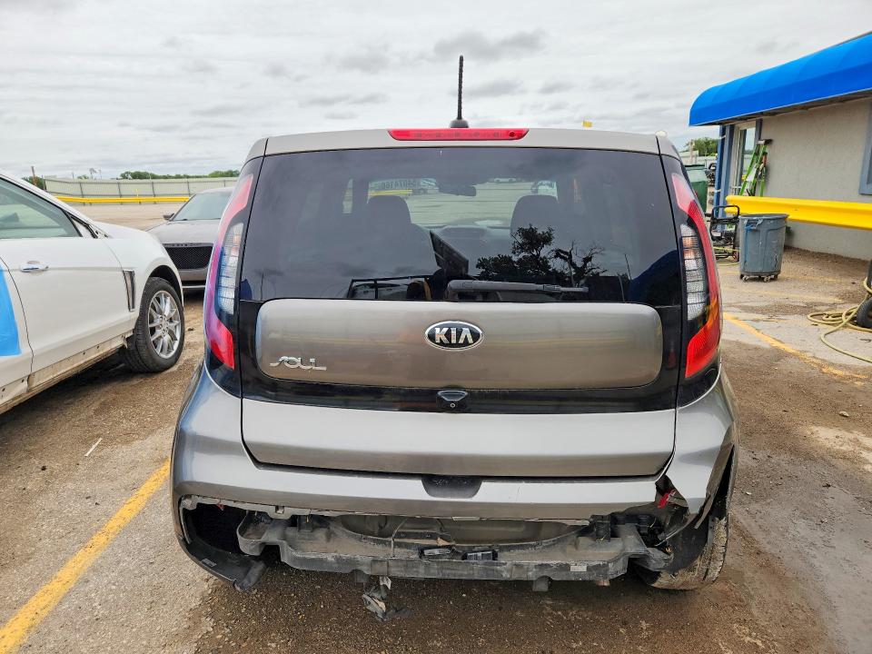 2019 Kia Soul VIN KNDJP3A55K7668981 COPART salvage auction — REAR END, Ks - Cert Of Title-Salvage, sold $600 on 2026-07-08 (photo 6)