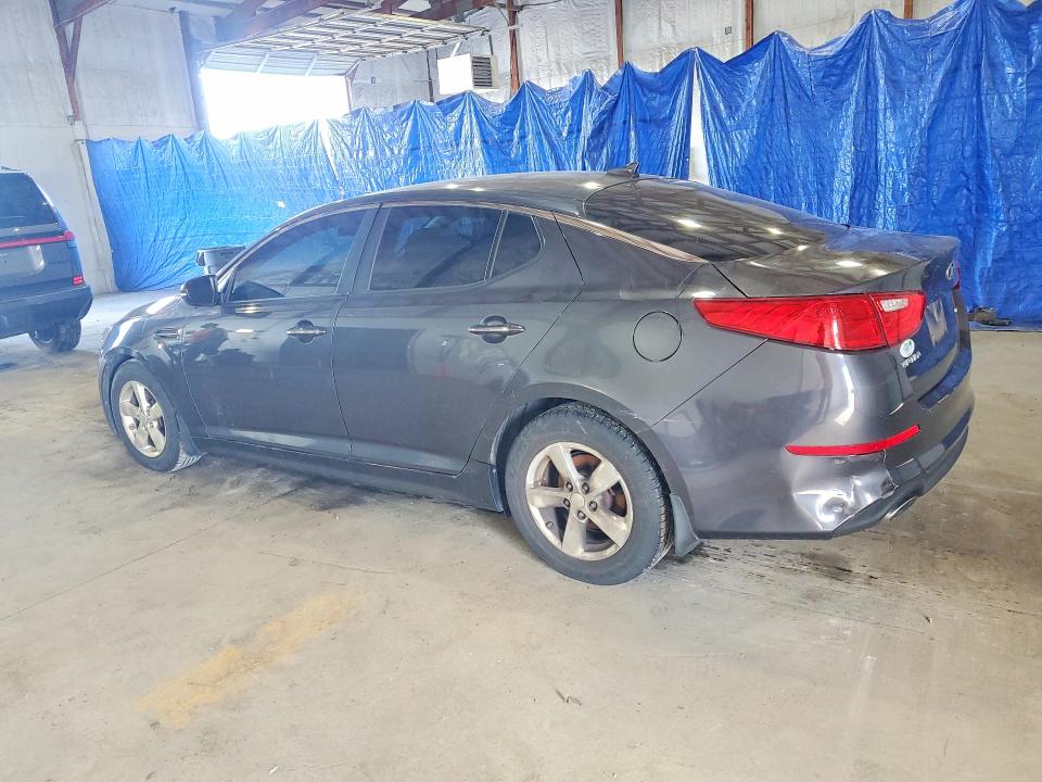 2015 Kia Optima VIN KNAGM4A72F5626308 COPART salvage auction — FRONT END, KY - CERTIFICATE OF TITLE, sold $275 on 2026-07-09 (photo 2)