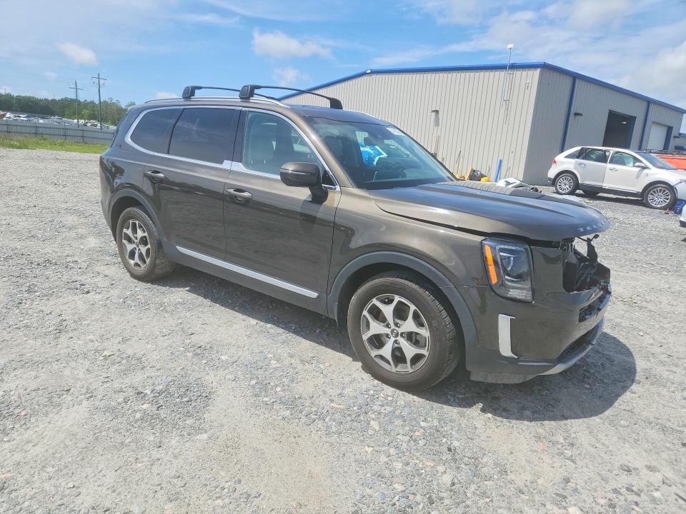 2021 Kia Telluride VIN 5XYP34HCXMG106211 COPART salvage auction — FRONT END, Ga - Cert Of Title-Salvage, sold $5,200 on 2026-07-09 (photo 4)