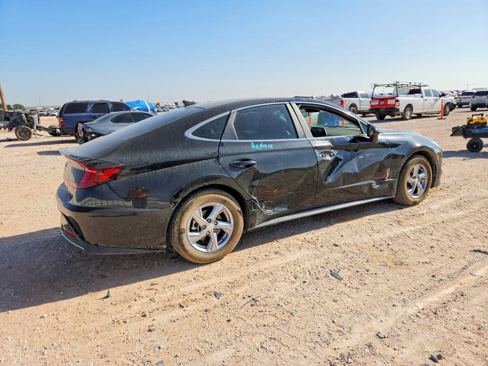 2022 Hyundai Sonata VIN 5NPEG4JA9NH142521 COPART salvage auction — SIDE, Tx - Certificate Of Title, sold $6,400 on 2026-07-22 (photo 3)