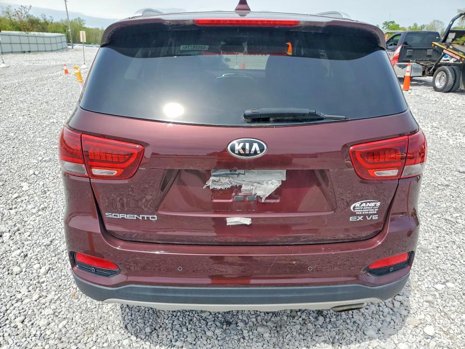 2019 Kia Sorento VIN 5XYPHDA59KG537908 COPART salvage auction — MECHANICAL, Oh - Cert Of Title-Repossession, sold $4,400 on 2026-07-28 (photo 6)