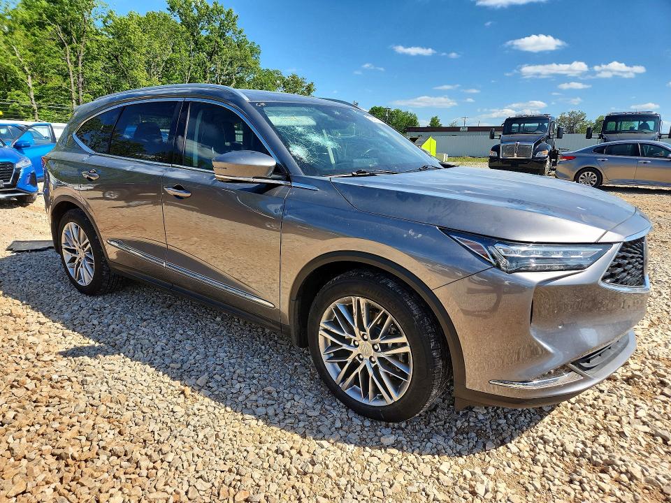 2024 Acura Mdx VIN 5J8YE1H88RL012642 COPART salvage auction — HAIL, Mo - Salvage Certificate Of Title, sold $22,400 on 2026-07-27 (photo 4)