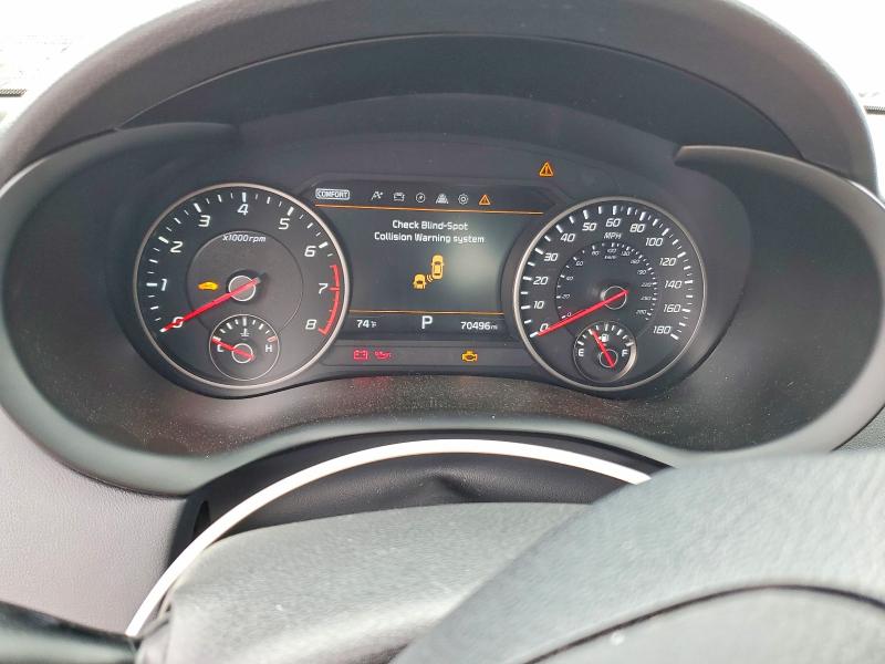 2018 Kia Stinger VIN KNAE55LC0J6016804 COPART salvage auction — REAR END, VA - CERT OF TITLE - SALVAGE, sold $6,000 on 2026-07-29 (photo 9)