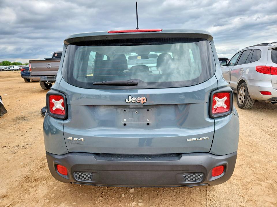 2017 Jeep VIN ZACCJBAB7HPG02566 COPART salvage auction — SIDE, Tx - Salvage Vehicle Title, sold $2,150 on 2026-08-06 (photo 6)