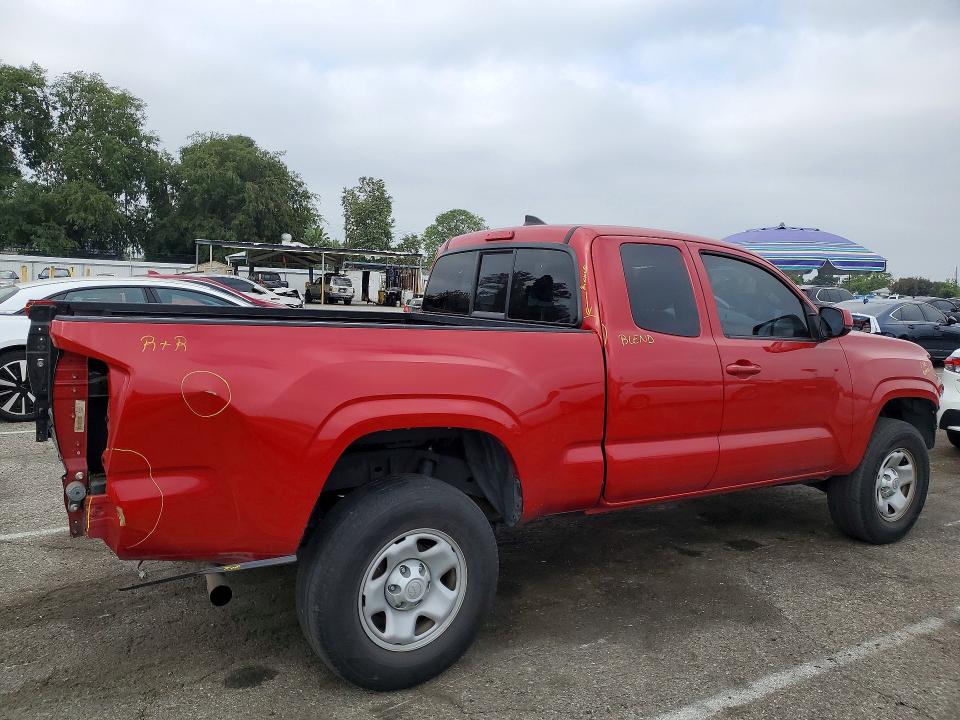 2019 Toyota Tacoma VIN 5TFRX5GN2KX162353 COPART salvage auction — FRONT END, Ca - Salvage Certificate, sold $8,500 on 2026-07-02 (photo 3)