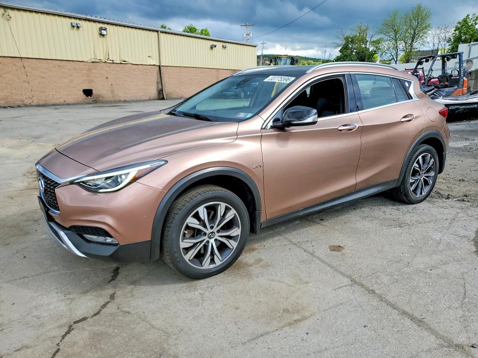 2017 Infiniti VIN SJKCH5CR6HA030829 COPART salvage auction — FRONT END, Pa - Certificate Of Salvage, sold $3,400 on 2026-07-21 (photo 1)