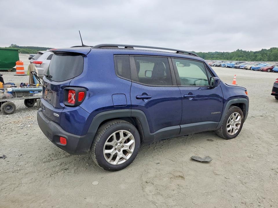 2018 Jeep Renegade VIN ZACCJABB2JPJ66849 COPART salvage auction — FRONT END, Sc - Cert Of Title-Salvage, sold $2,500 on 2026-07-27 (photo 3)