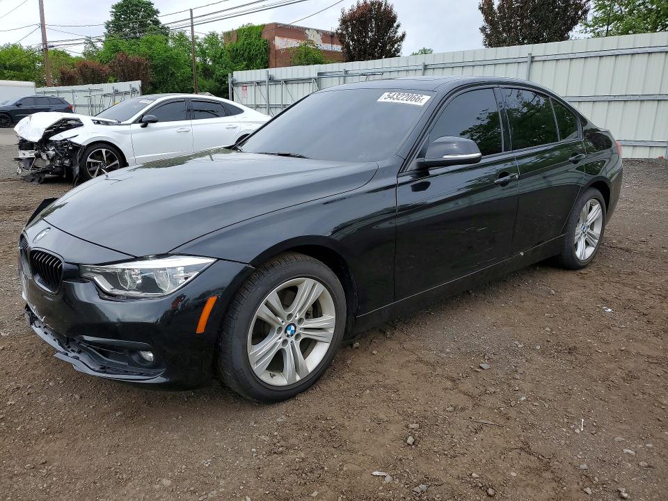 2016 BMW 3er VIN WBA8E3G58GNT77807 COPART salvage auction — FRONT END, Ct - Cert Of Title-Salvage, sold $3,650 on 2026-08-18 (photo 1)