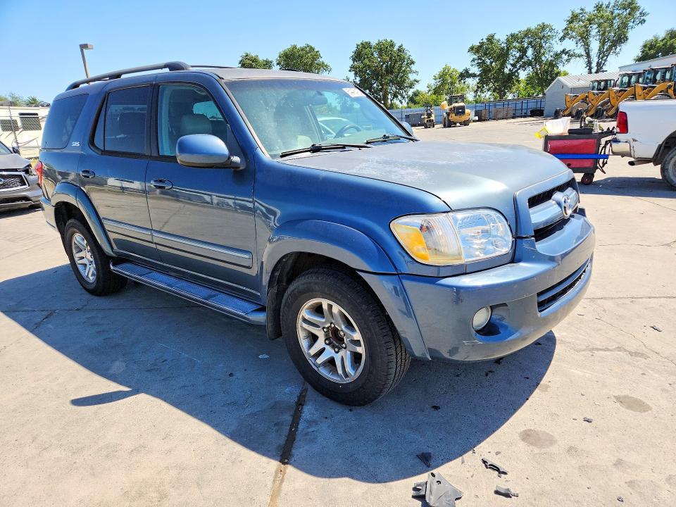 2005 Toyota Sequoia VIN 5TDZT34A65S258238 COPART salvage auction — FRONT END, Ca - Salvage Certificate, sold $1,000 on 2026-07-13 (photo 4)