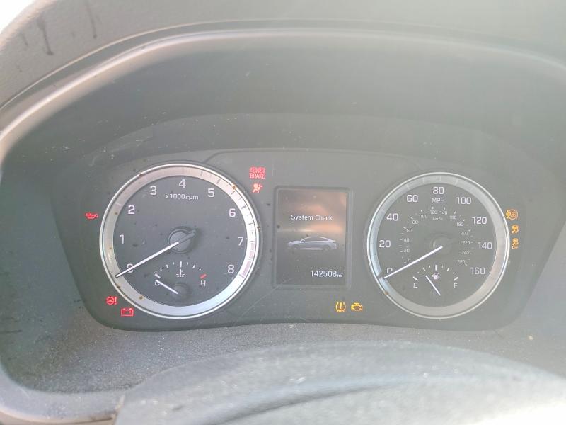2018 Hyundai Sonata VIN 5NPE24AF1JH633024 COPART salvage auction — VANDALISM, Ca - Salvage Certificate, sold $2,100 on 2026-07-02 (photo 9)