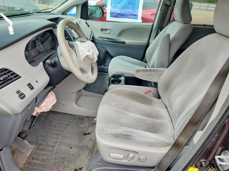 2012 Toyota Sienna VIN 5TDKK3DC2CS257199 COPART salvage auction — FRONT END, Il - Salvage Certificate, sold $1,050 on 2026-07-16 (photo 7)