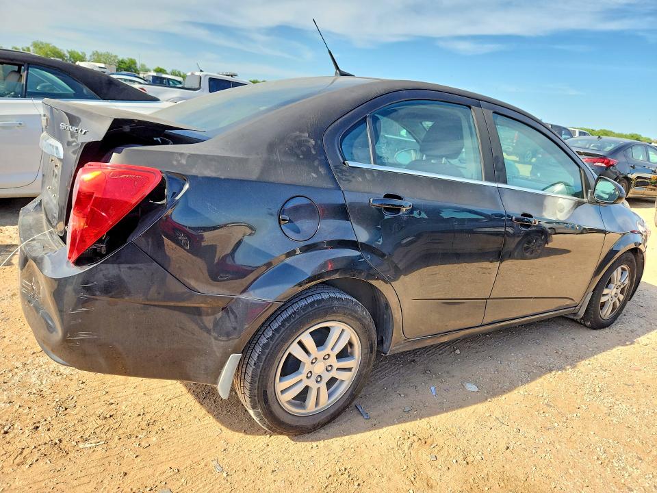 2014 Chevrolet SONIC VIN 1G1JC5SG0E4129125 COPART salvage auction — FRONT END, Tx - Salvage Vehicle Title, sold $325 on 2026-07-09 (photo 3)