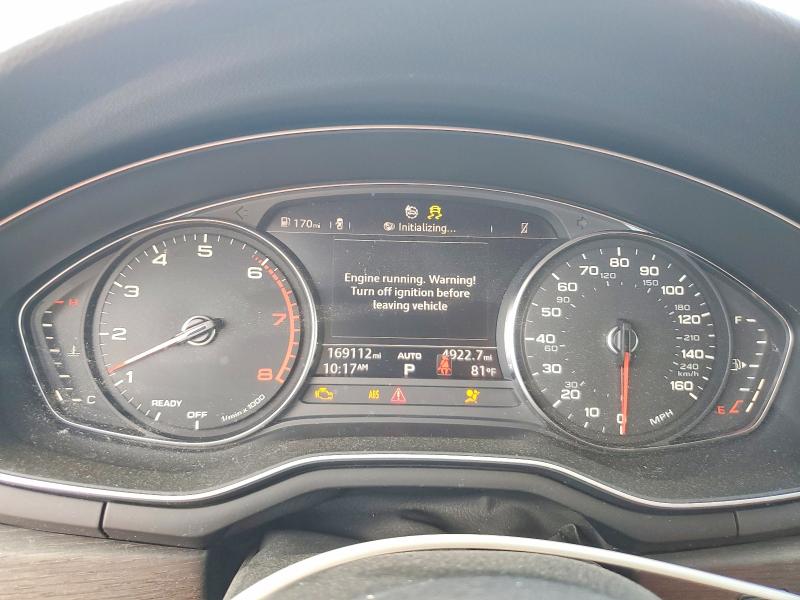 2019 Audi VIN WAUGMAF40KA026899 COPART salvage auction — FRONT END, Sc - Cert Of Title-Salvage, sold $1,300 on 2026-07-22 (photo 9)