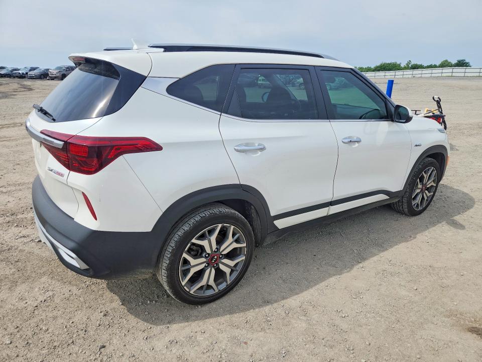 2021 Kia Seltos VIN KNDETCA23M7128731 COPART salvage auction — FRONT END, Ky - Cert Of Title-Salvage, sold $4,650 on 2026-07-09 (photo 3)