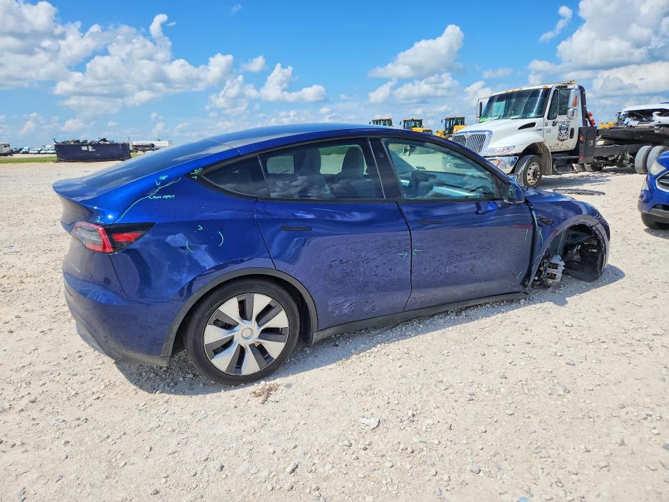 2024 Tesla VIN 7SAYGAEE0RF019822 COPART salvage auction — UNDERCARRIAGE, Tx - Salvage Vehicle Title, sold $13,300 on 2026-07-09 (photo 3)