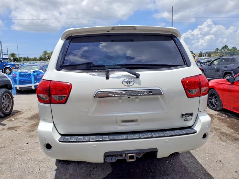 2016 Toyota Sequoia VIN 5TDDW5G16GS143277 COPART salvage auction — FRONT END, Fl - Cert Of Title Slvg Rebuildable, sold $8,500 on 2026-08-07 (photo 6)