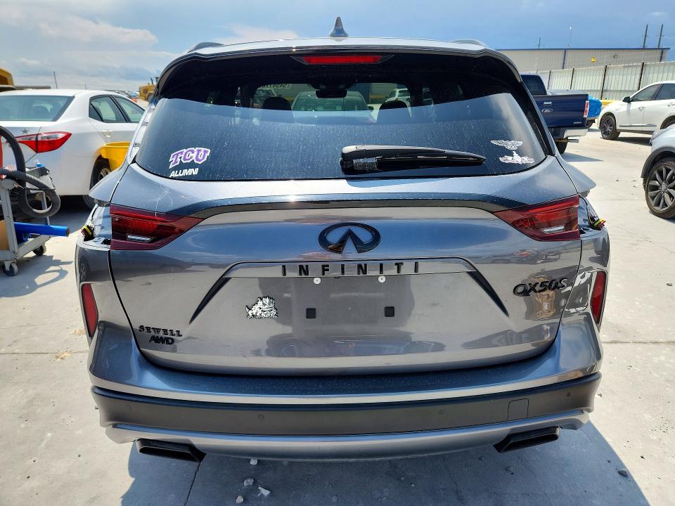 2025 Infiniti VIN 3PCAJ5FB1SF109823 COPART salvage auction — HAIL, Tx - Certificate Of Title, sold $7,900 on 2026-08-21 (photo 6)