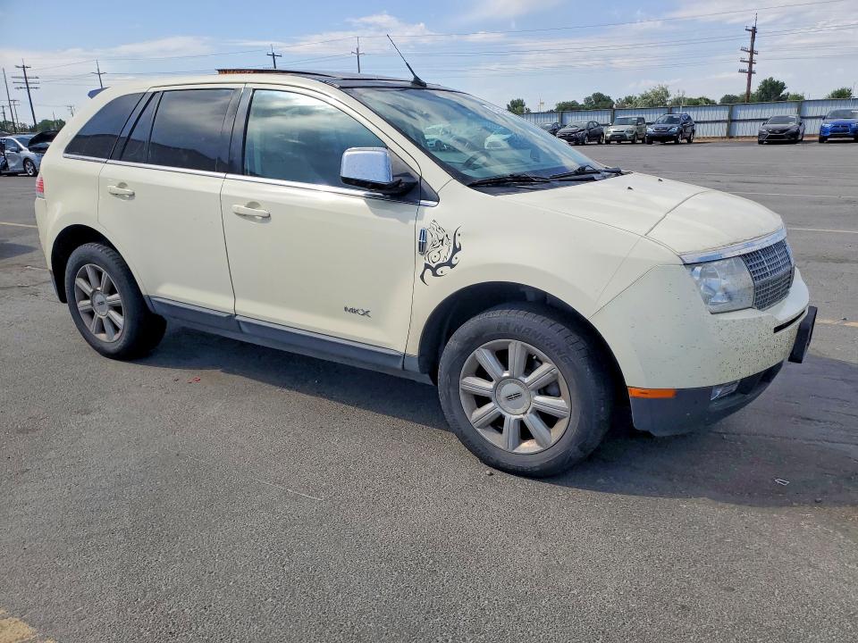 2008 Lincoln Mkx VIN 2LMDU88C28BJ12702 COPART salvage auction — FRONT END, Id - Certificate Of Title, sold $225 on 2026-07-30 (photo 4)