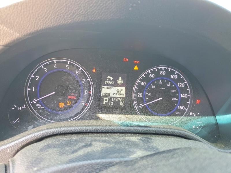 2012 Infiniti VIN JN1CV6FE5CM201414 COPART salvage auction — SIDE, Ga - Cert Of Title-Salvage, sold $2,300 on 2026-07-06 (photo 9)