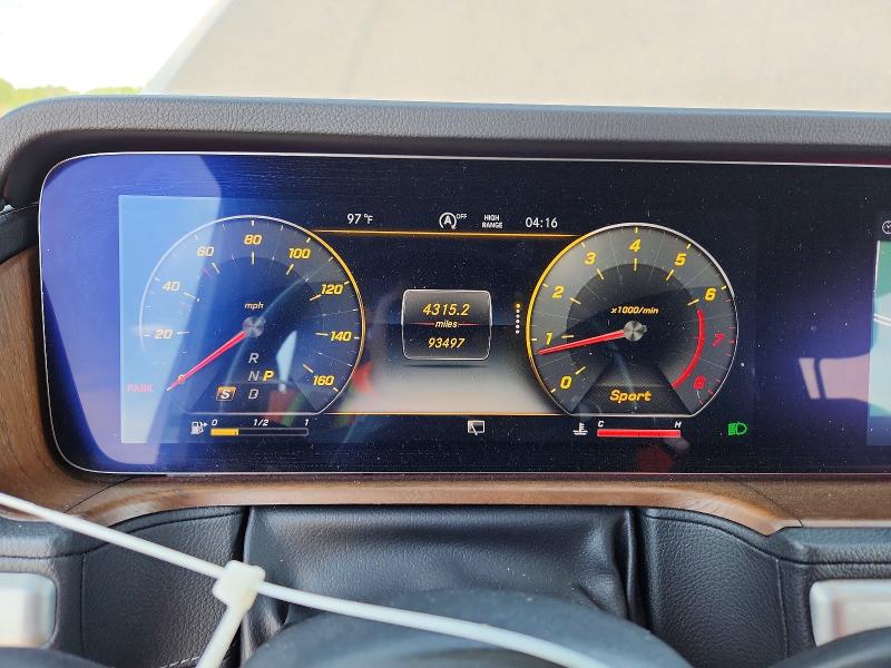 2020 Mercedes-benz G-class VIN WDCYC6BJ1LX333946 COPART salvage auction — FRONT END, FL - CERT OF TITLE SLVG REBUILDABLE, sold $50,000 on 2026-07-31 (photo 9)