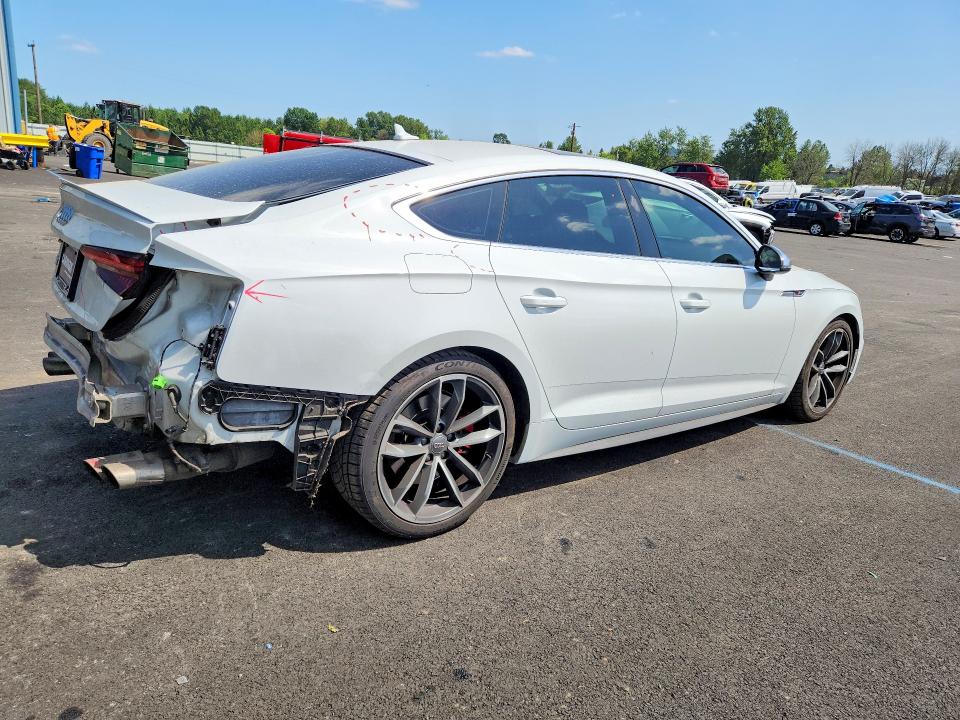 2018 Audi VIN WAUB4CF55JA092409 COPART salvage auction — REAR END, Or - Salvage Title Certificate, sold $450 on 2026-07-29 (photo 3)