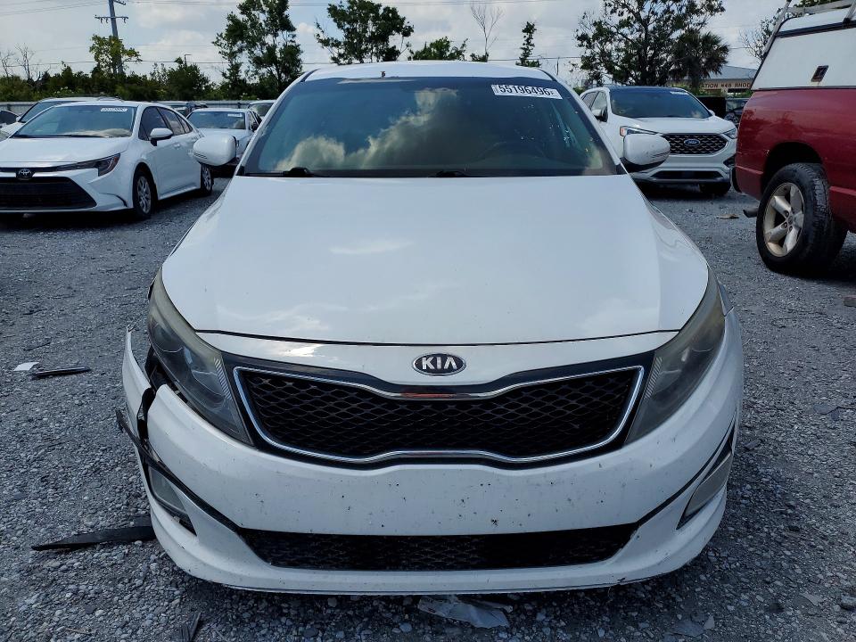 2014 Kia Optima VIN 5XXGN4A77EG342652 COPART salvage auction — SIDE, Fl - Cert Of Title Slvg Rebuildable, sold $425 on 2026-07-10 (photo 5)