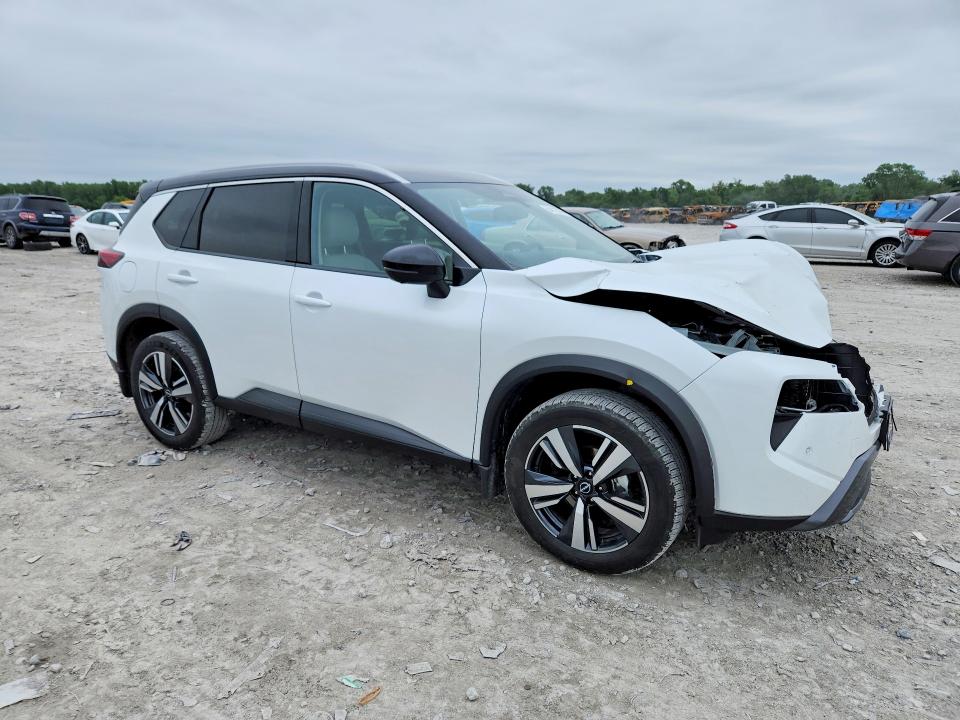 2025 Nissan Rogue VIN JN8BT3CB6SW432272 COPART salvage auction — FRONT END, Il - Salvage Certificate, sold $9,000 on 2026-07-27 (photo 4)