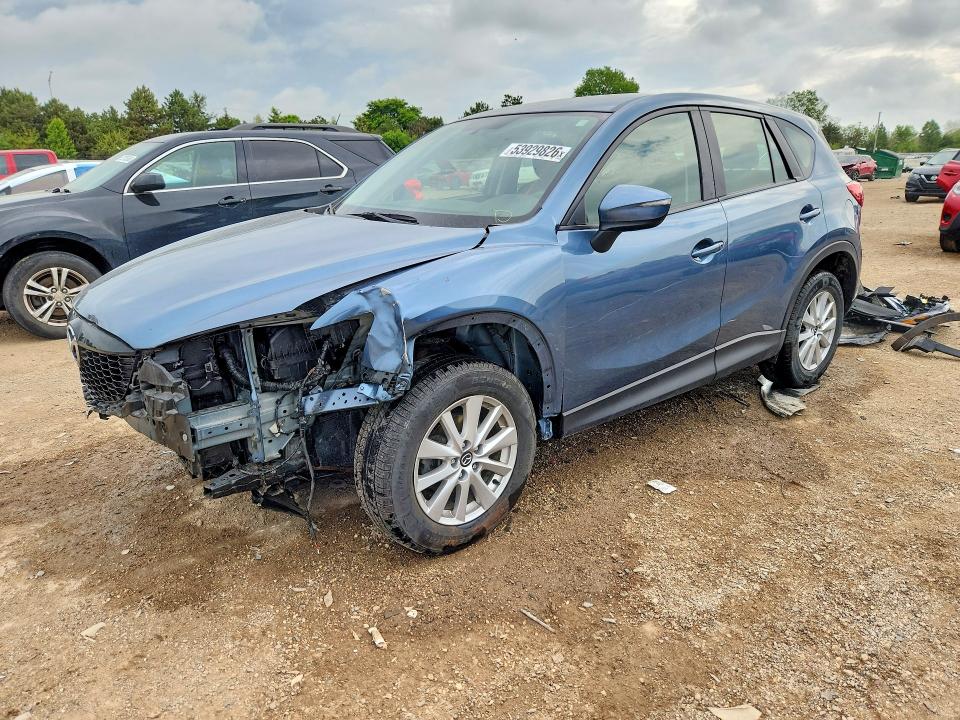 2015 Mazda Cx-5 VIN JM3KE4BY5F0524815 COPART salvage auction — FRONT END, Il - Salvage Certificate, sold $2,400 on 2026-07-09 (photo 1)