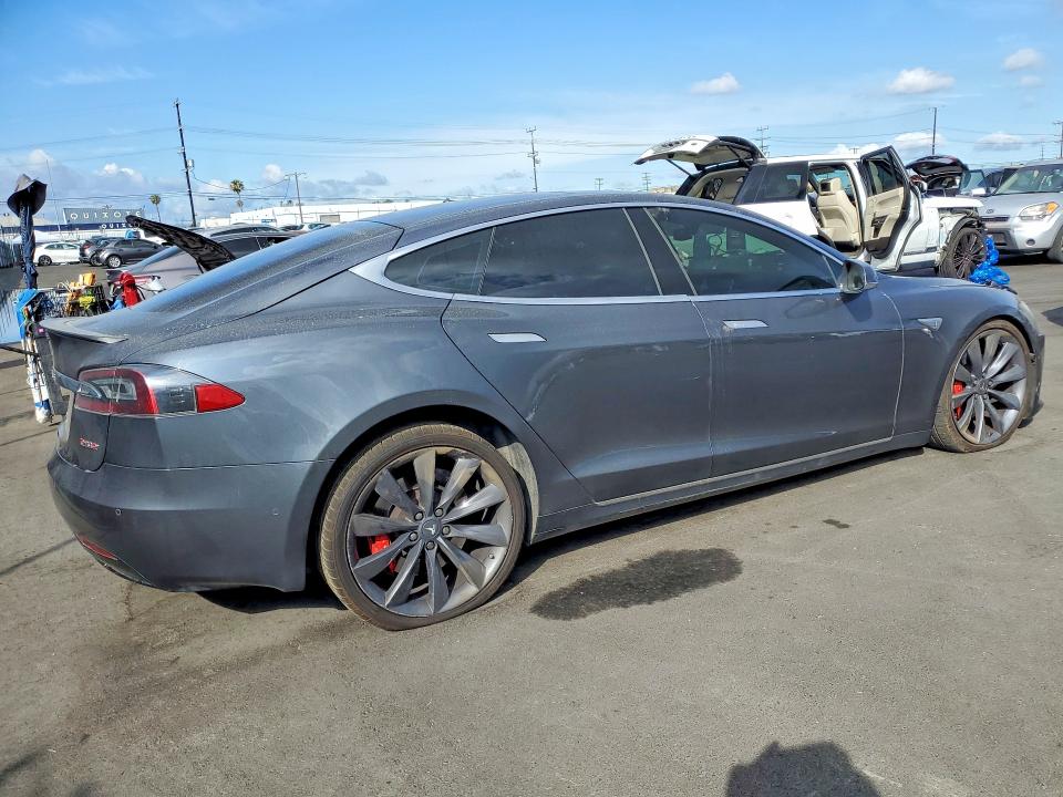 2016 Tesla Model s VIN 5YJSA1E43GF141454 COPART salvage auction — FRONT END, Ca - Salvage Certificate, sold $4,800 on 2026-07-22 (photo 3)