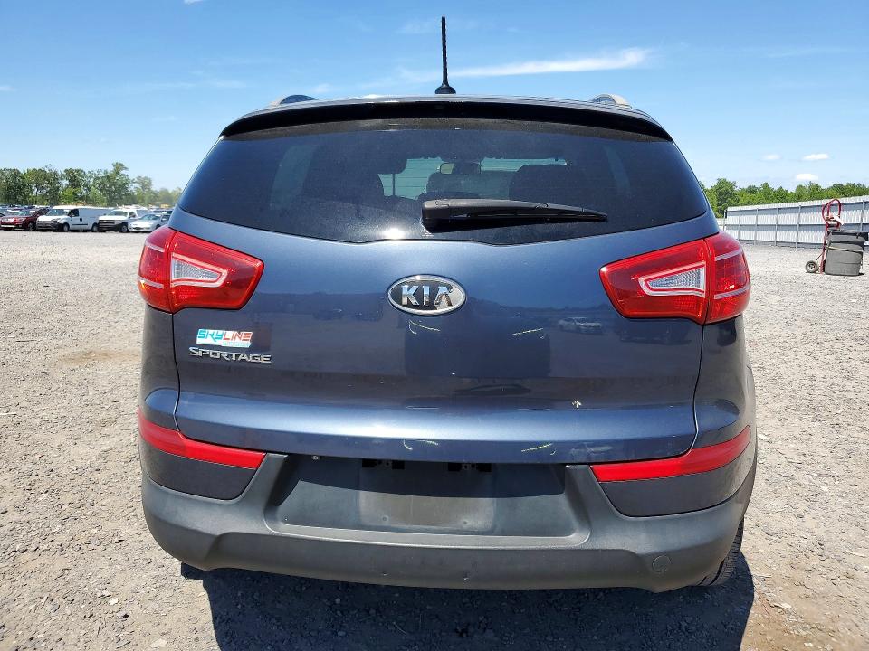 2011 Kia Sportage VIN KNDPB3A24B7023379 COPART salvage auction — FRONT END, Va - Cert Of Title - Salvage, sold $1,450 on 2026-07-08 (photo 6)