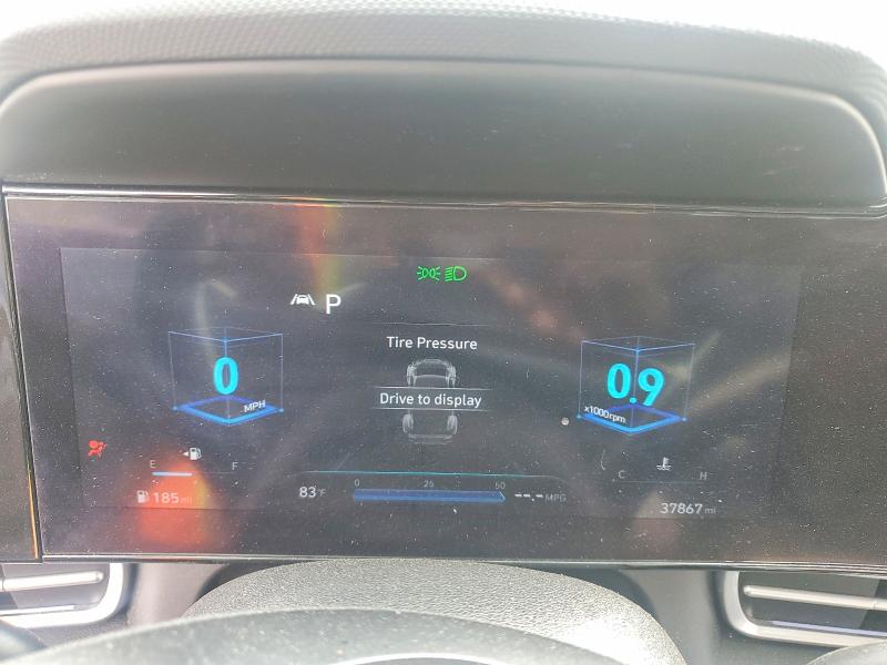 2022 Hyundai VIN KMHLP4AG0NU365477 COPART salvage auction — FRONT END, Nc - Salvage Certificate Of Title, sold $4,250 on 2026-07-23 (photo 9)