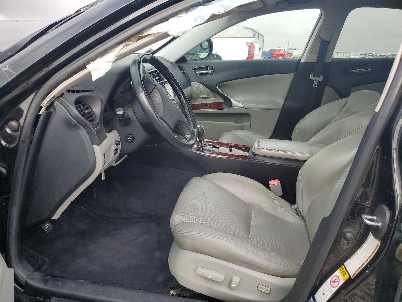 2006 Lexus Is 350 VIN JTHBE262662006251 COPART salvage auction — FRONT END, TX - SALVAGE VEHICLE TITLE, sold $375 on 2026-07-14 (photo 7)