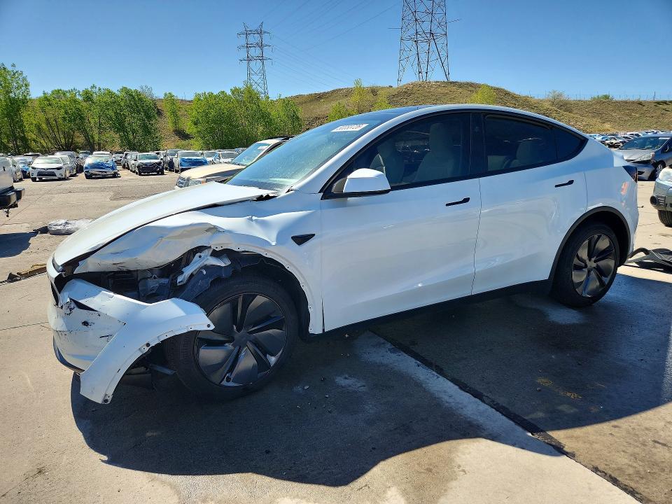 2026 Tesla Model y VIN 7SAYGDED9TF417000 COPART salvage auction — FRONT END, Co - Salvage Title, sold $22,100 on 2026-07-06 (photo 1)