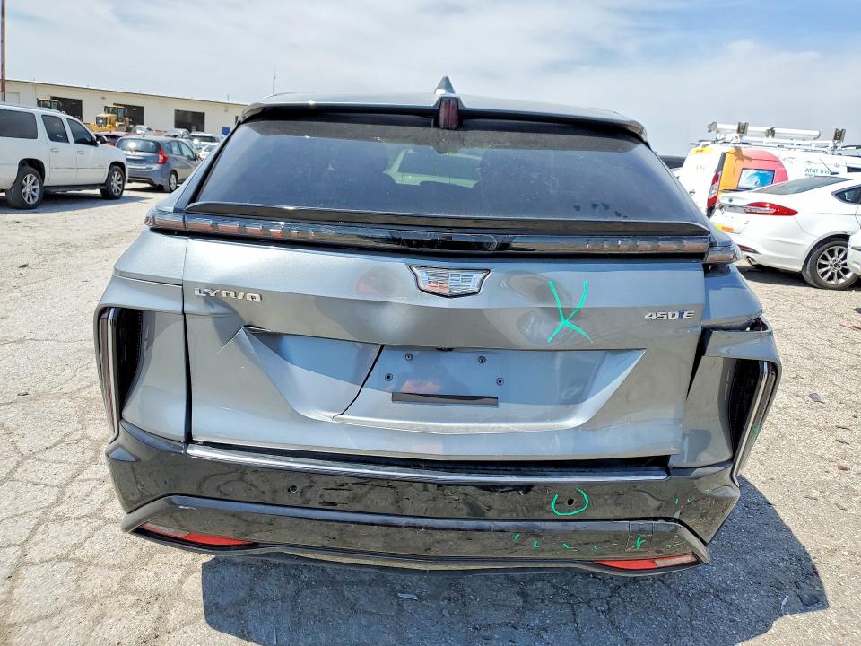 2025 Cadillac Lyriq VIN 1GYKPNRK7SZ317370 COPART salvage auction — REAR END, In - Cert Of Title-Salvage Title, sold $31,500 on 2026-07-24 (photo 6)